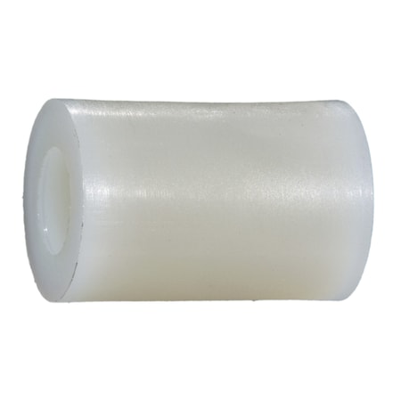 Round Spacer, Nylon, 1/4 in Overall Lg, 0.32 in Inside Dia, 15 PK